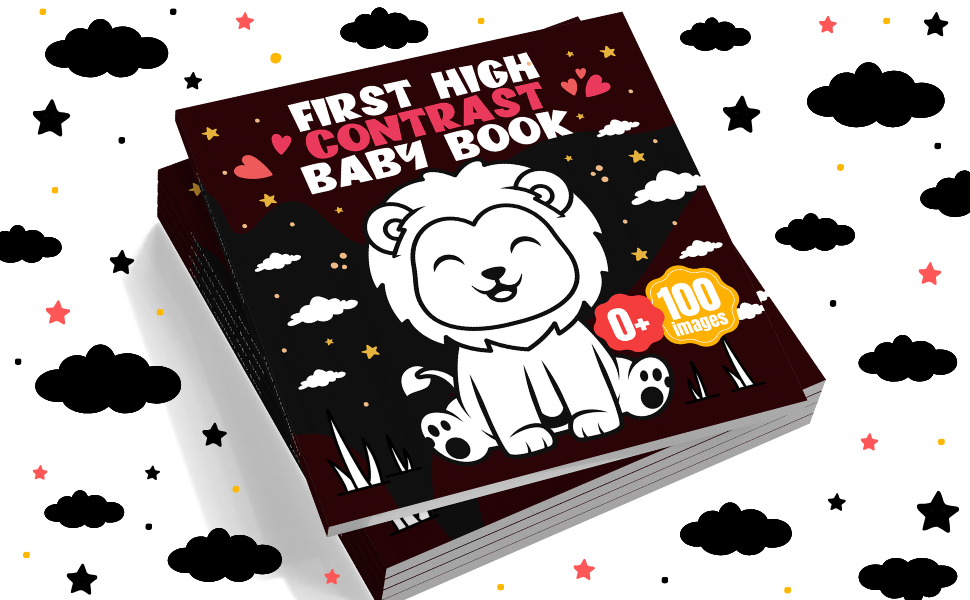 First High Contrast Baby Book 100 Black and White