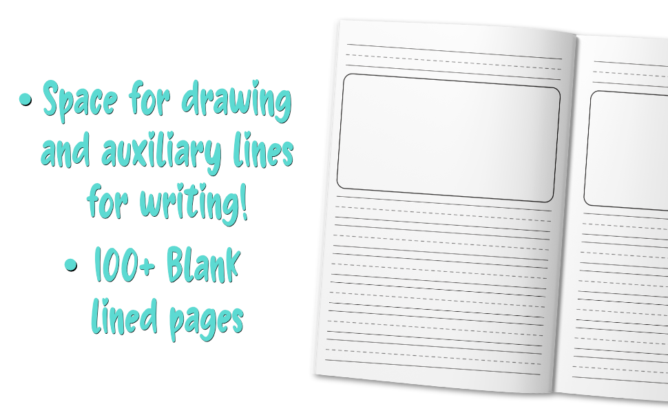 Primary Composition Notebook Draw and Write Journal for