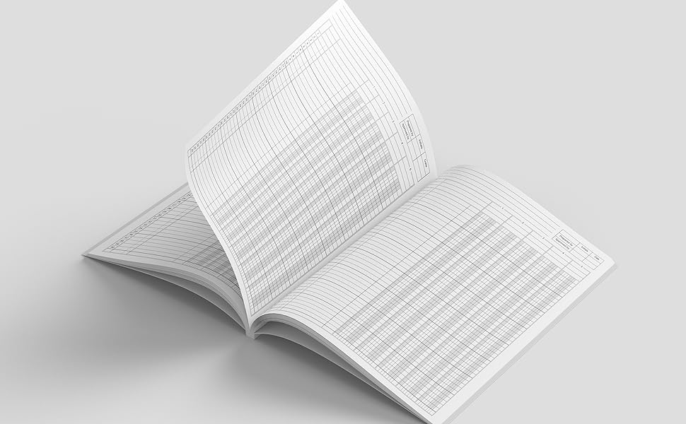 5 Column Ledger Book Accounting Ledger Book for