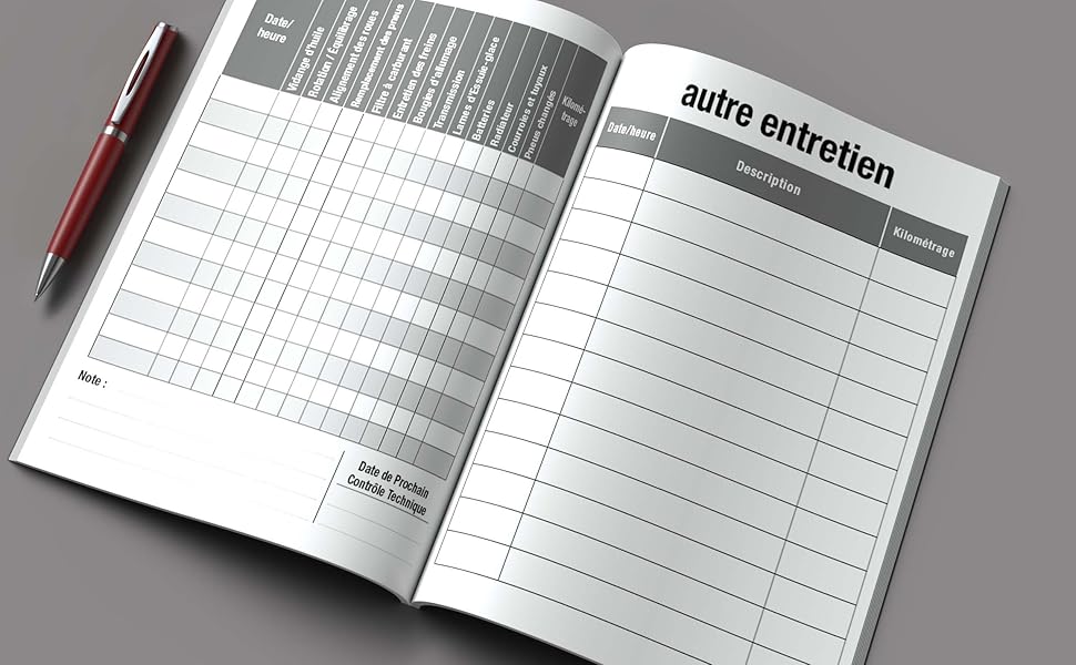 Carnet D'entretien Voiture A Imprimer Gratuit www.amazon.fr