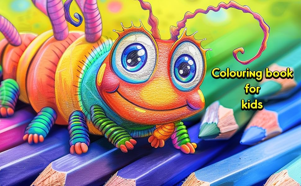 Insect Colouring Book for Boys