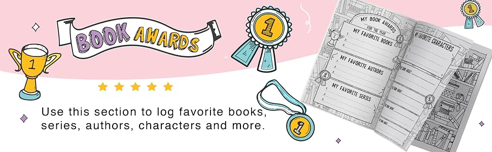 Book Log journal for kids