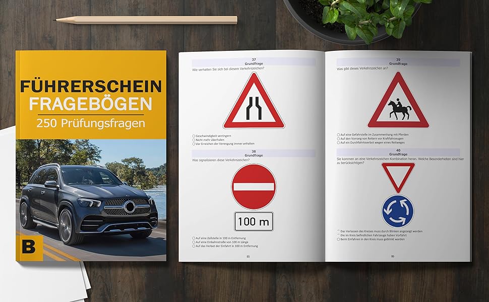 Führerschein Fragebögen Zum Ausdrucken Pdf 2024 www.amazon.de