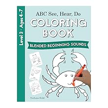 Cover of ABC See, Hear, Do Coloring Book Blended Beginning Sounds