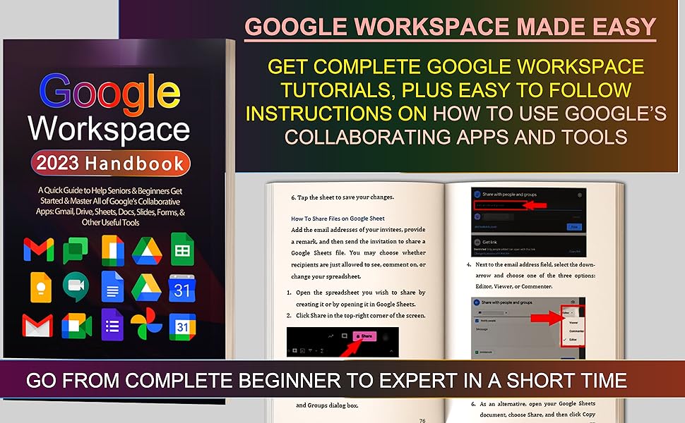 google workspace apps beginners guide 2023 manual