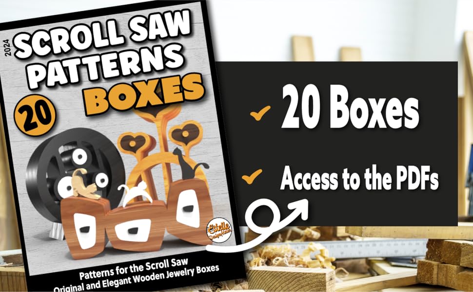 Scroll saw patterns 20 Boxes: Patterns for the scroll saw, original and ...