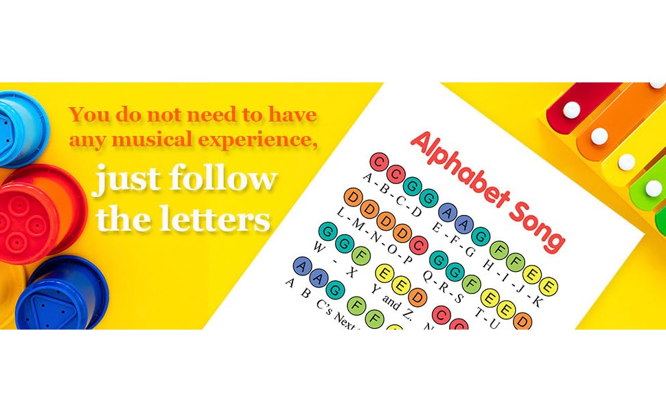 20 ColorCoded Xylophone Melodies 20 ColorCoded and LetterCoded