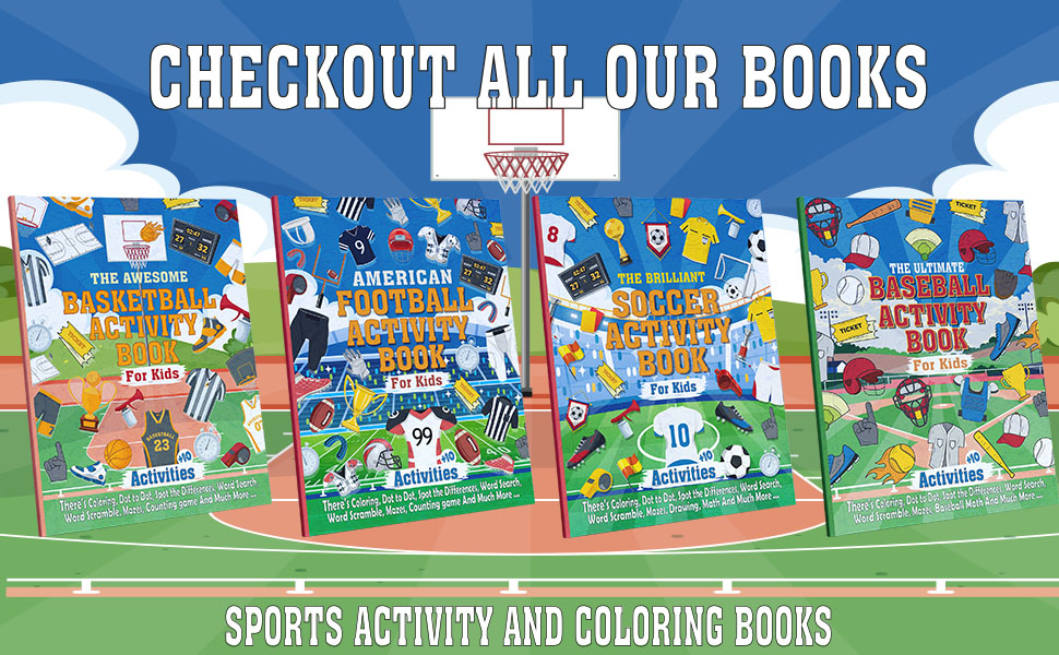 The Awesome Basketball Activity Book For Kids The Ultimate Basketball