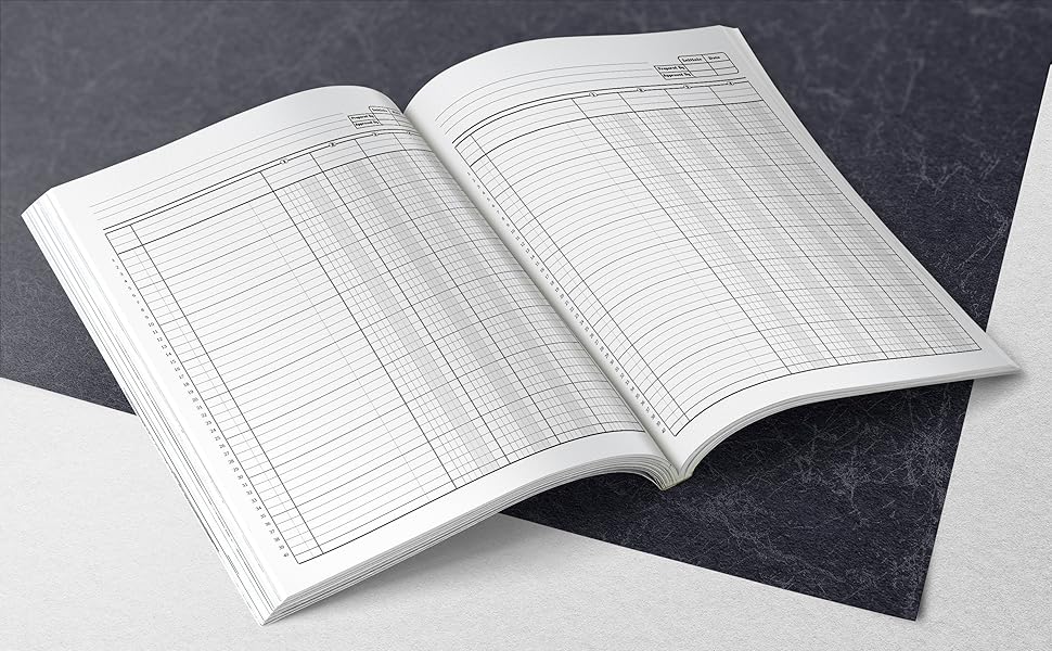4 Column Ledger Book Large Accounting Columnar Pad 4