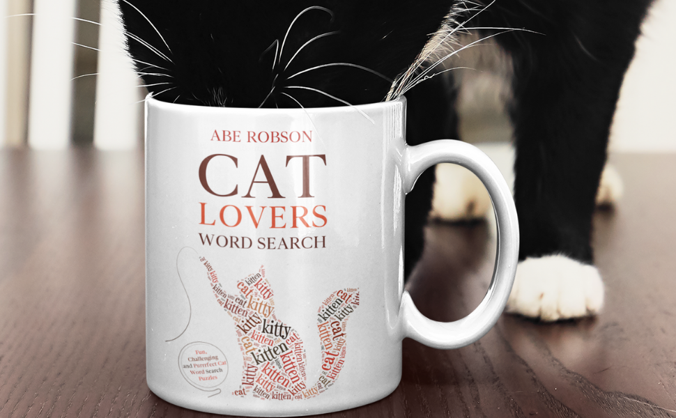 Cat Word Search Puzzle Book for Cat Lovers Fun, Challenging and