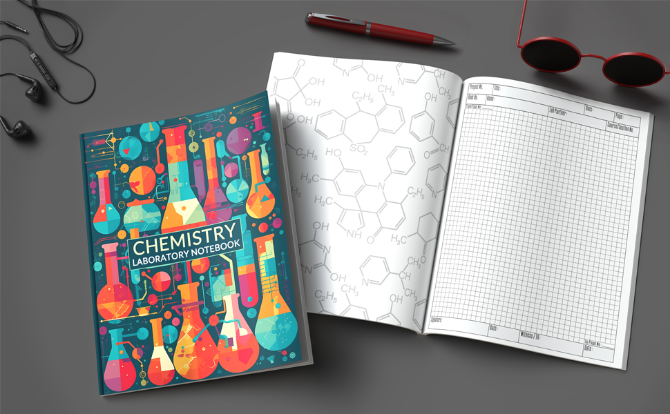 Lab Notebook: Chemistry Lab Notebook for Science Student Research ...