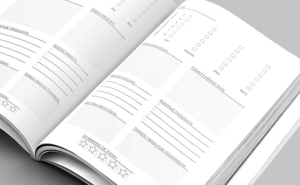 Close-up of the contents of the journal