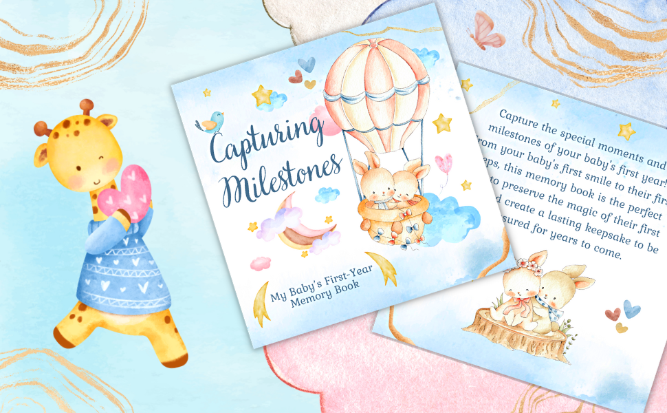 Capturing Milestones My Baby’s First Year Memory Book A Baby Keepsake
