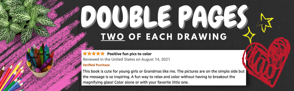 Black Girls Can Be Anything Coloring Book Five Star Customer Reviews Double Pages Two of Each