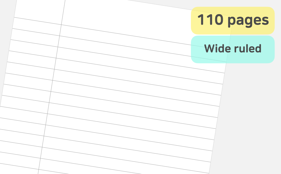 Pastel Blue(Light Navy) Composition Notebook Wide Ruled, 7.5 × 9.25 Inches, Soft