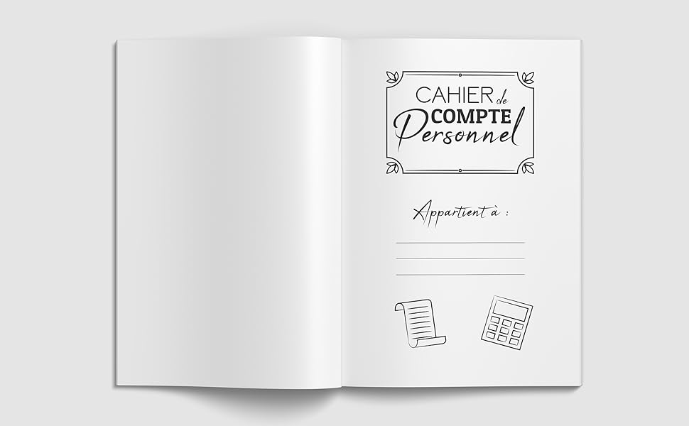 Page De Garde De Classeur Assurance Employeur Gaz Elecricité Impot Amazon.fr - Cahier de compte personnel: Pour tenir ses dépenses