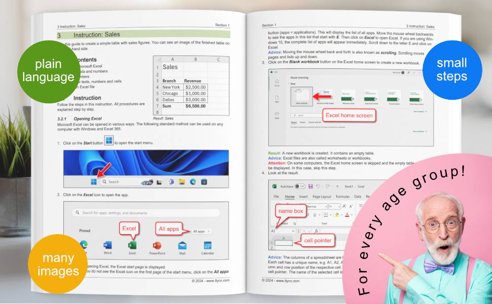 Excel 365 - Part 1: Very easy introduction for beginners of all age ...