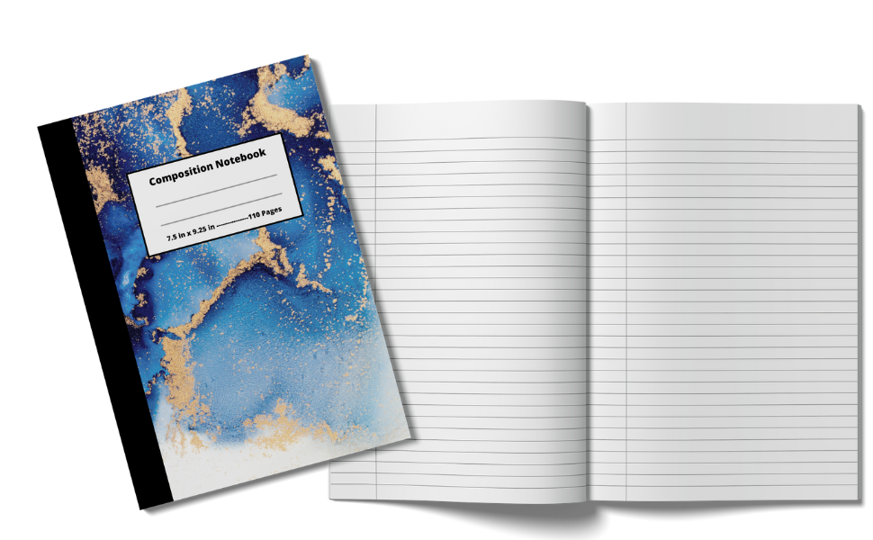 Composition Notebook Wide Ruled Notebook for School