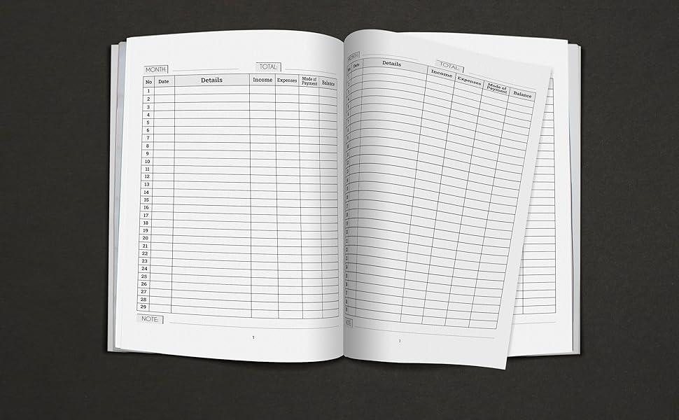 Accounts book self employed Small Business Simple Accounting Ledger