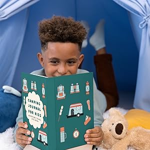 Camping Journal For Kids – Adventure Travel Log Book: Fun Road Trip Campground Notebook, Camper RV Trips Diary, Family Vacation Memories for Children, ... Premium Cover (Kids & Toddlers Fun and Learn) 15 Camping Journal for Kids and Adventure Travel Log Book LogBook Road Trip RV