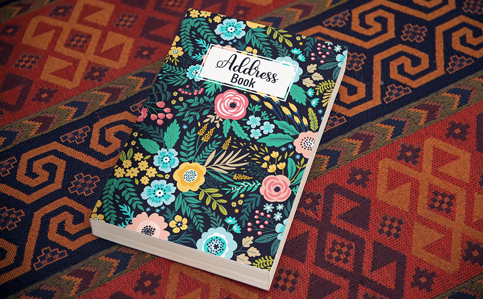 Address Book Small Personal Address Book with Alphabetical Index