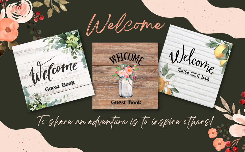 Guest Book For Airbnb, Vacation Rental, Guest House, and Country Home Rental: Ru... 5 Guest books for Airbnb