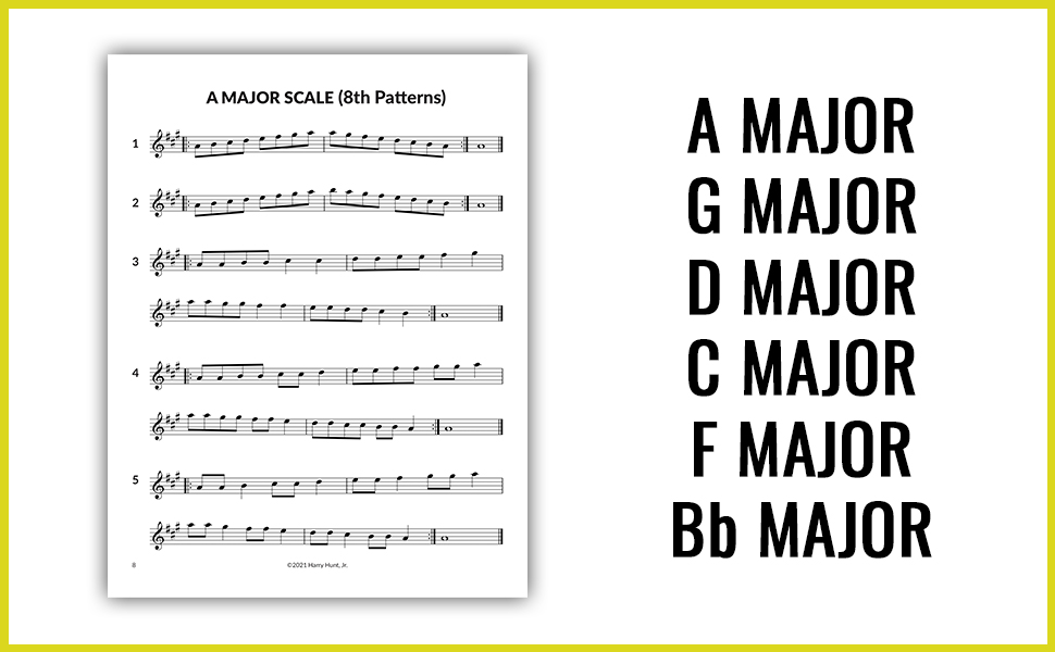 Violin Scale Book for Beginners 9781954127135 Hunt Jr