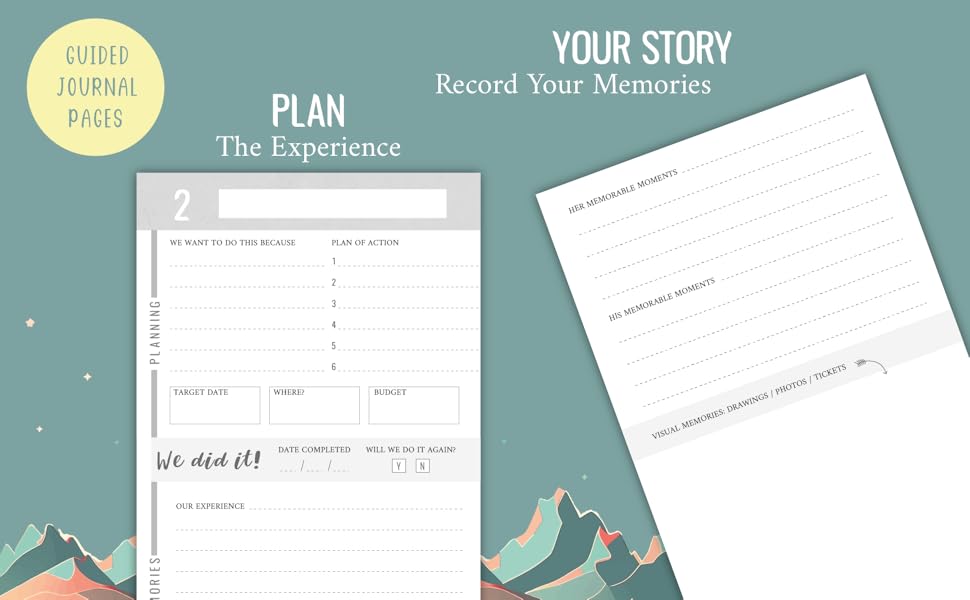 Our Bucket List Bucket List Book for Couples. A Journal to Guide and