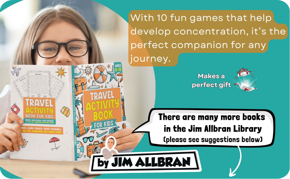 Travel Activity Book for Kids Ages 8-12 by Jim Allbran - Module 4
