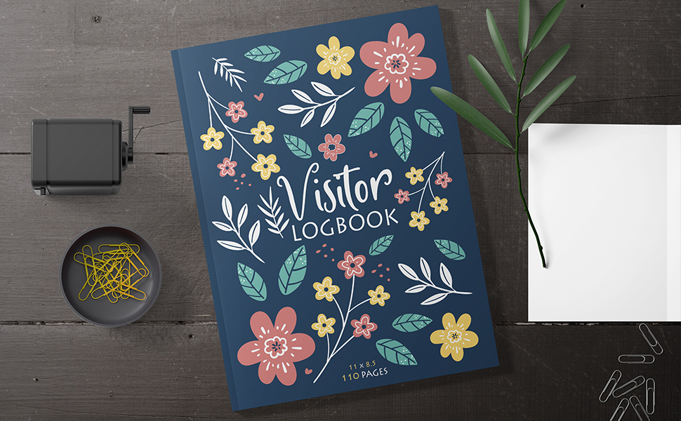 Visitor Log Book Visitor Log Book Sign In And Out Record Book For Business & Office