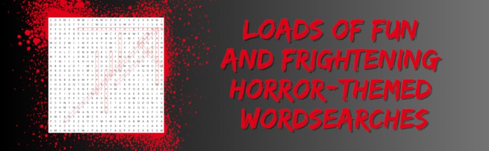 loads of fun and frightening horror-themed wordsearches