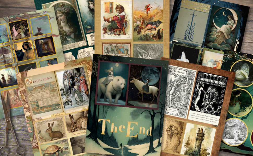 Fable Page De Garde Fairytales and Fables To Cut Out And Collage: Image Collection Of