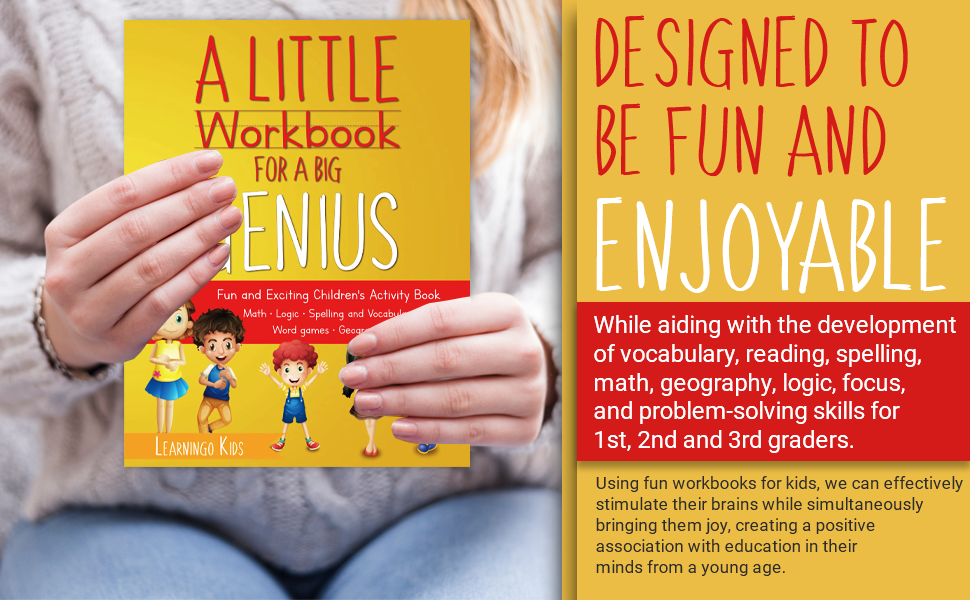 A Little Workbook For a Big Genius - Fun, engaging and educational activity book 