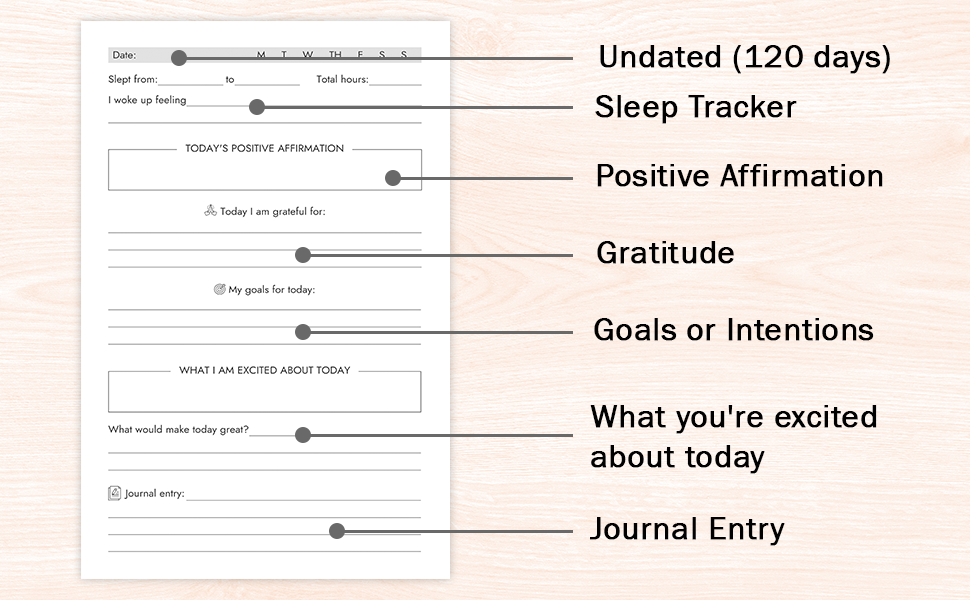 Daily Morning Journal 5 Minutes Morning Routine Journal Daily Morning Journal 5 Minutes Morning Routine Journal