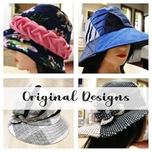 original unique different new design for fabric cloth hat cap for women daily outing outfit