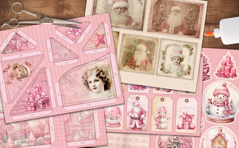 junkjournal　ジャンクジャーナル　雑記帳　Christmas junkjournal ジャンクジャーナル 雑記帳 Christmas