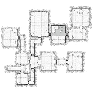 Dnd Small Dungeon Map Dungeon Maps For Game Master: 50 Unique And Customizable Dungeon Maps For  Dnd Tabletop Role-Playing Games : Silent Wave Press: Books - Amazon