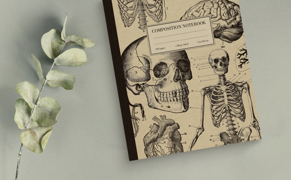 Cute aesthetic cover for women, teen girls, men, nature lovers. Unique gift idea students.