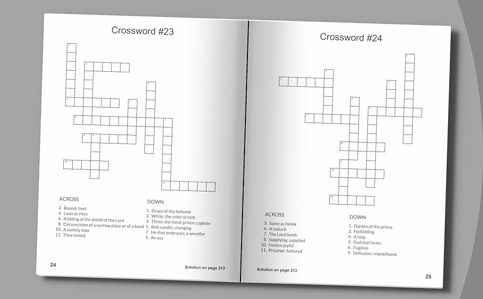 Christian Crossword Puzzle Books for Adults: Study God's ...