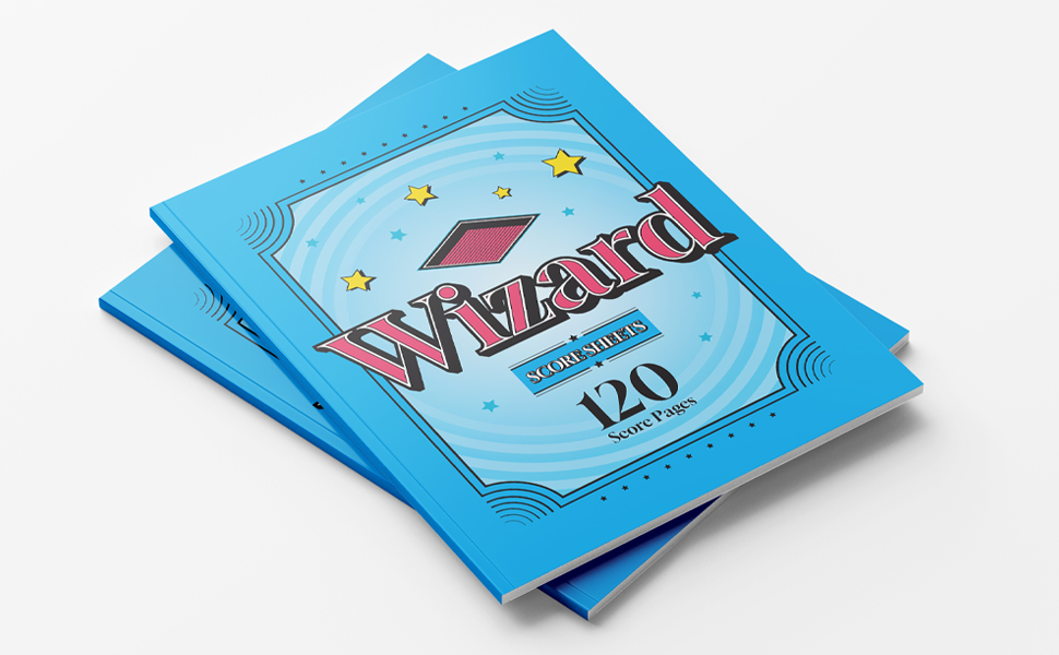 Wizard score sheets 8 5 x 11 inches wizard score pads wizard score
