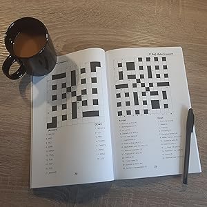 Interior view: variety crossword puzzles