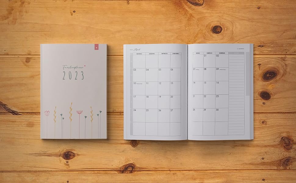 Familienplaner: Treuer Begleiter zum Organisieren des Familienalltags für bis zu 5 Personen in