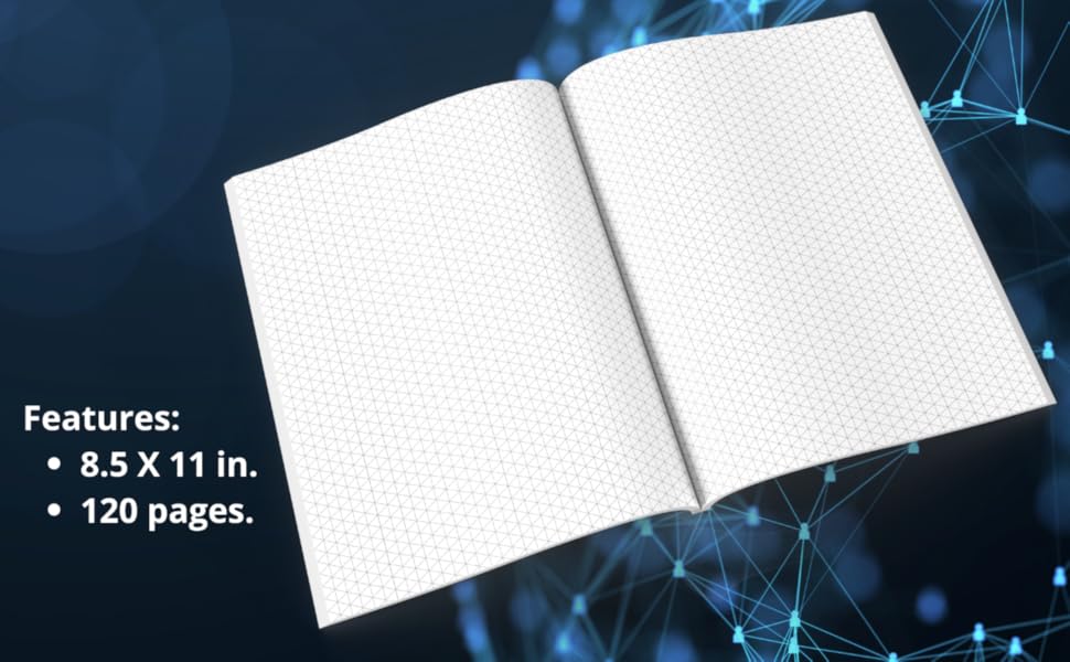 Isometric Graph Paper Isometric Graph Paper Notebook with Grid of