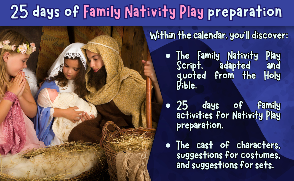 The Nativity Story Advent Calendar for Toddlers and Kids