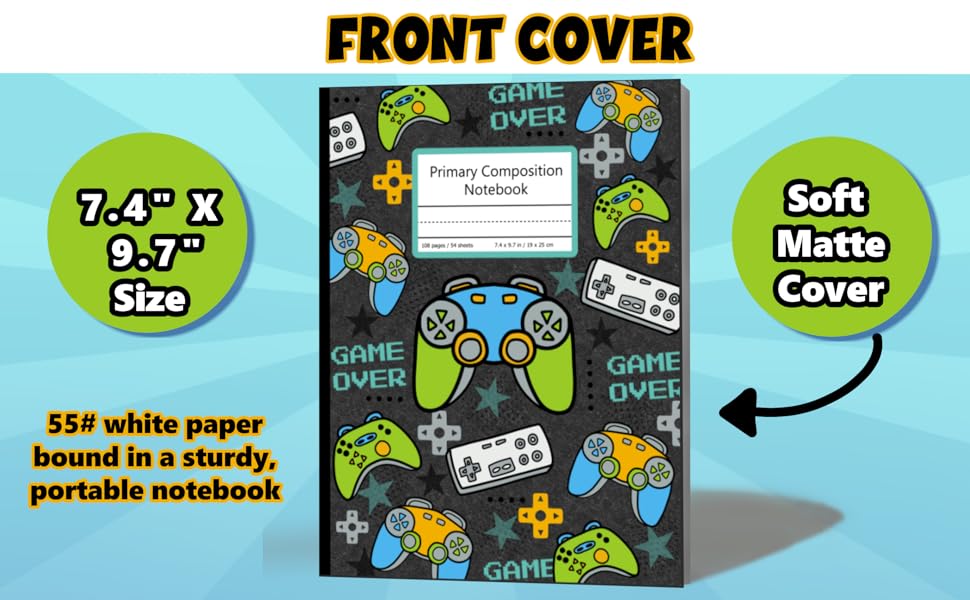 Primary Composition Notebook Creative Draw and Write Journal for