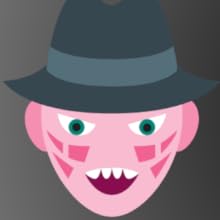 an iconic horror movie villain