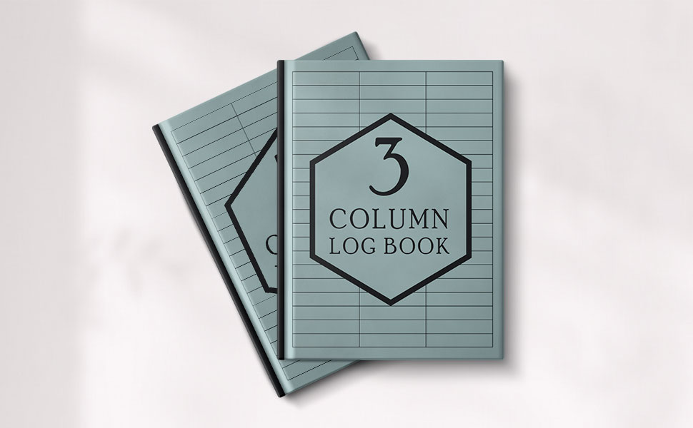3 Column Log Book Simple Three Column Log Book To Track Expenses, Daily