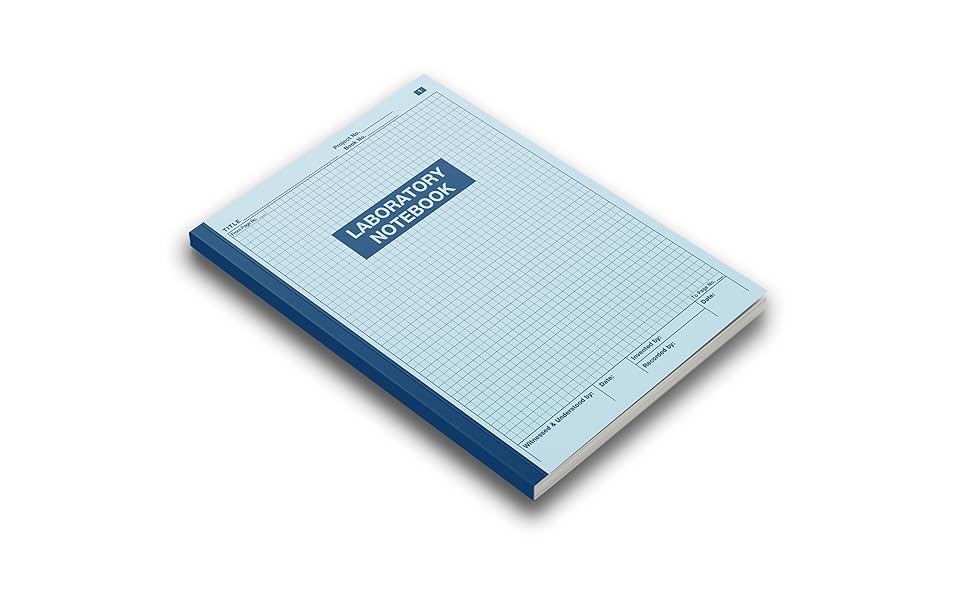 Laboratory Notebook Simply Lab Notebook for Researchers, 105 pages, 8.
