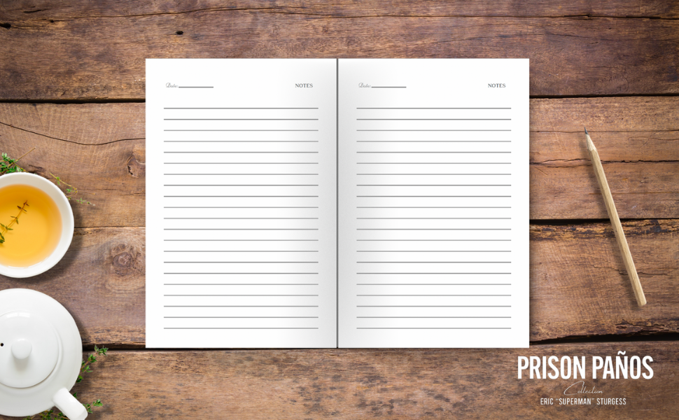 Sad Girl Notebook: Journal, Original Prison Art, Ink Drawing