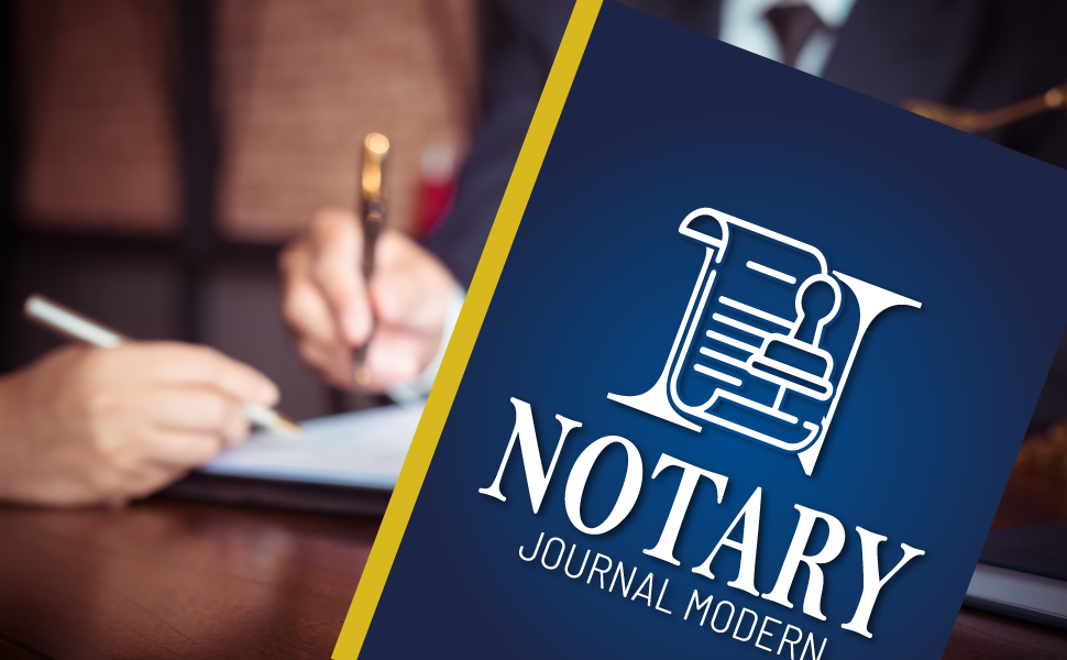 Notary Journal Modern Professional and Organized Log Book for Notaries